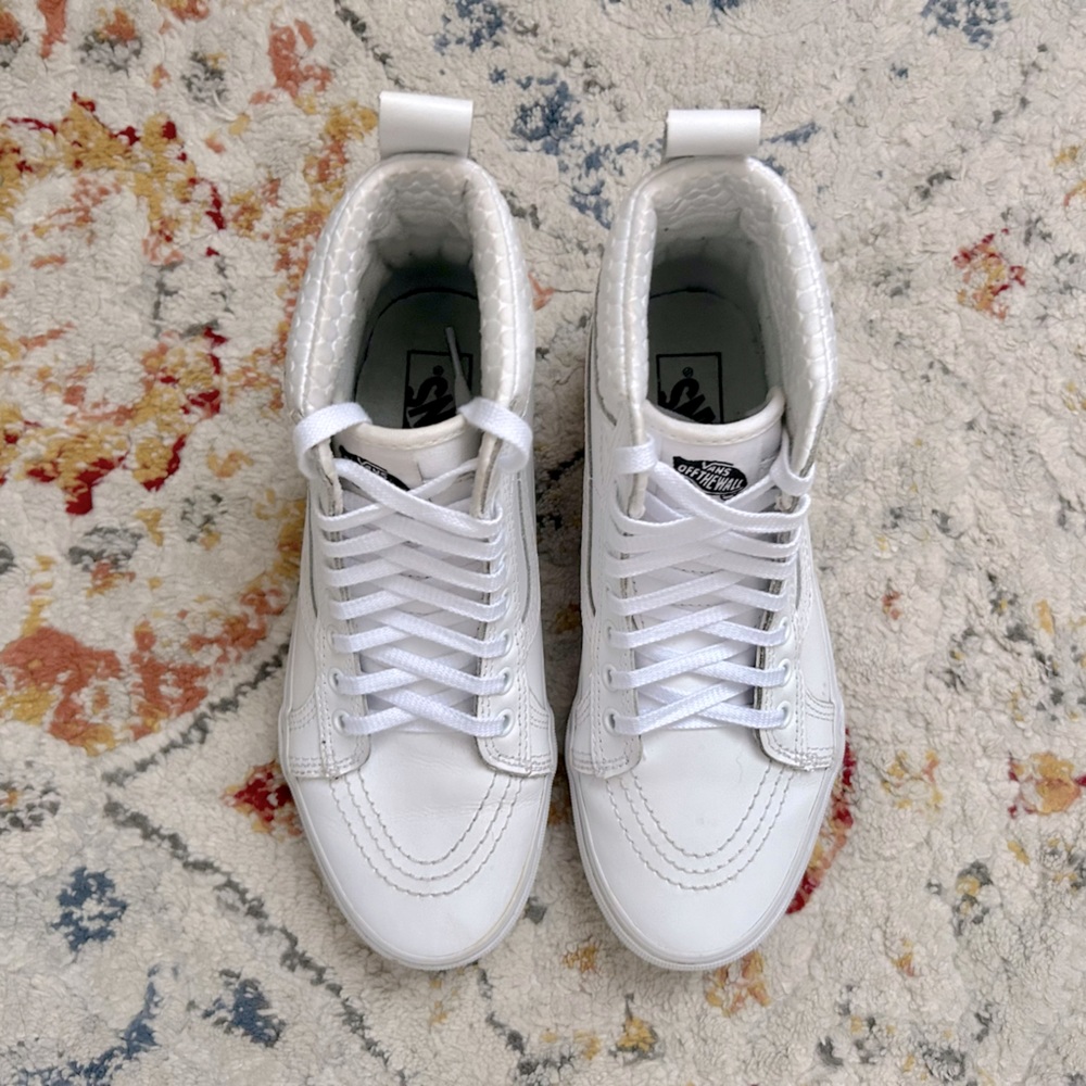 Vans Sk-8 Hi All Weather White Size 8.0 US Women